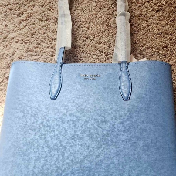 kate spade Handbags - Kate Spade Light Blue Leather Tote